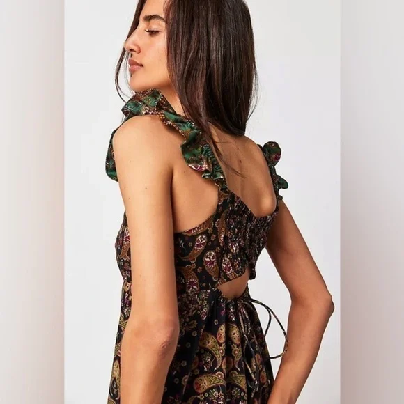 FREE PEOPLE Bali Albright Dark Combo Jumpsuit - Picture 7 of 11